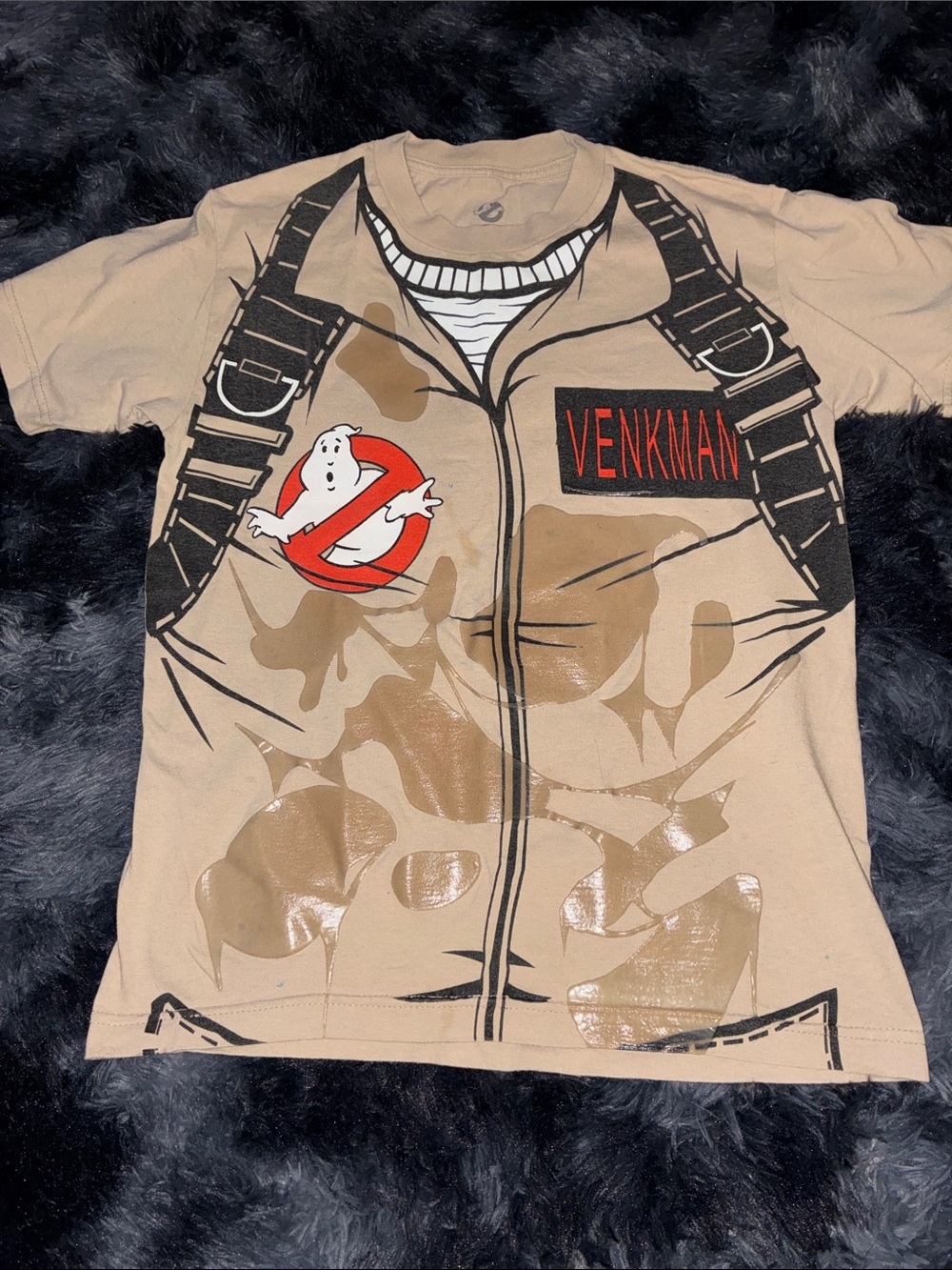 Ghostbusters Venkman adult Small sm glow in the dark 2007 tee shirt t-shirt